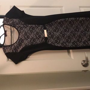 Black/gray formal dress